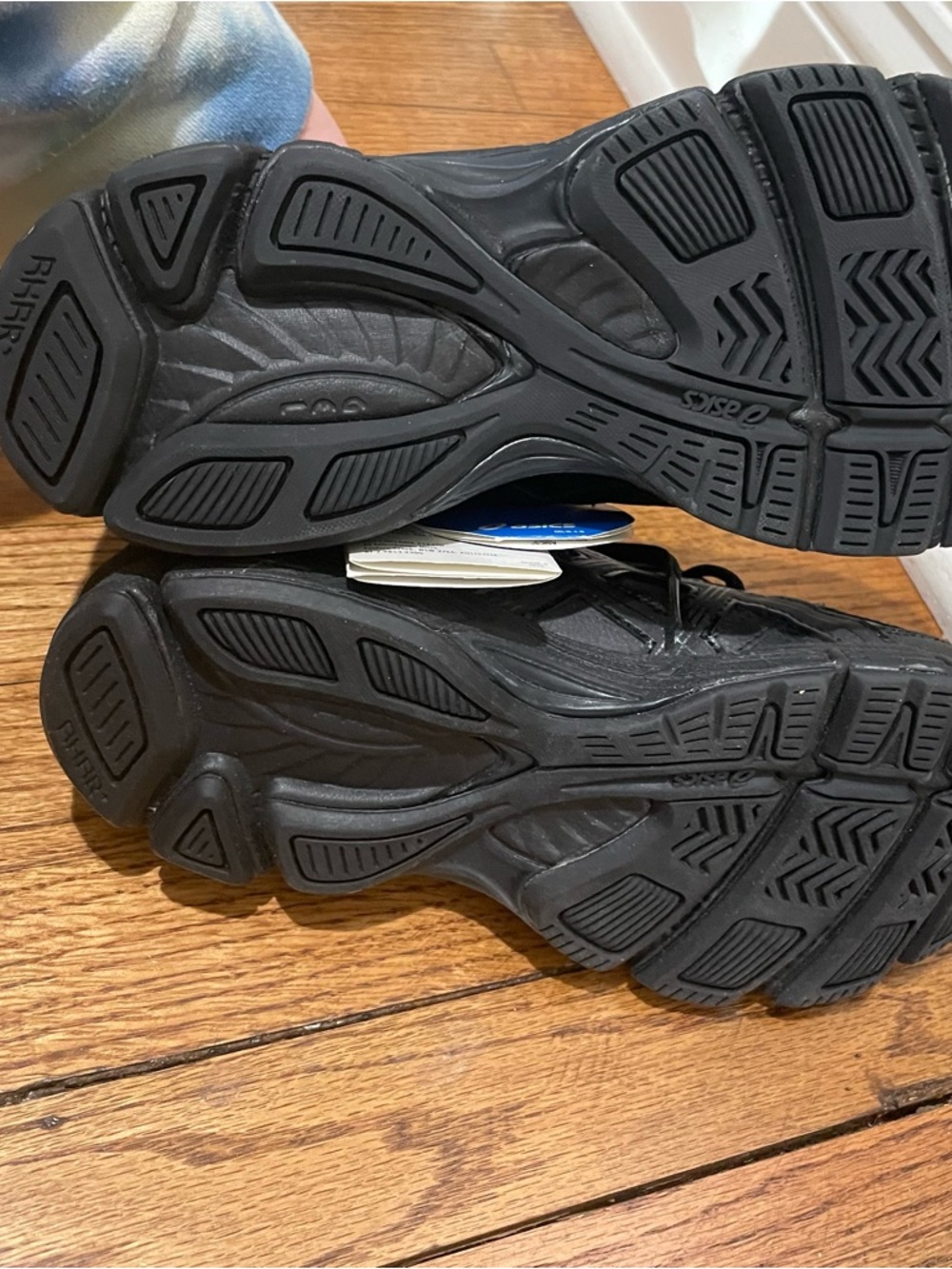 Asics Gel 190TR Black Running Training Sneakers Women Size 9.5 Wide 2E - Picture 7 of 10